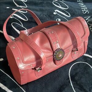 The Find Pink Barrel Bag
